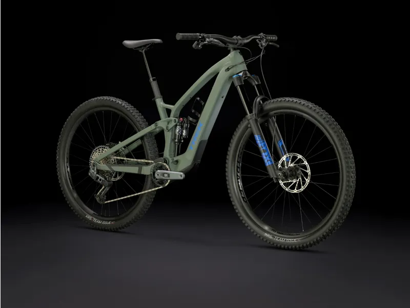 Trek Fuel EXe 8 GX AXS Full Suspension Electric Mountain Bike 2025 in Matte Keswick Green-1
